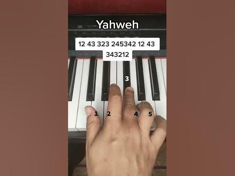Yahweh piano tutorial - YouTube