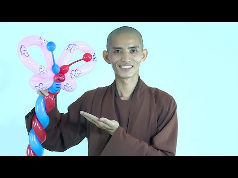 Video Sư Thầy hướng dẫn tạo hình CON BƯỚM bằng bong bóng -... - youtube