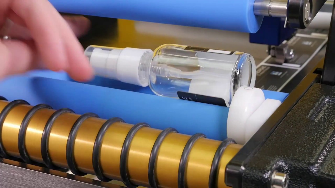 The BenchMARK Labelling Small Bottles - Cosmetic Containers - YouTube