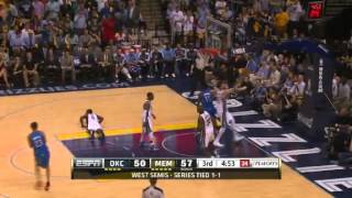 NBA Playoffs Conference 2013: Oklahoma City Thunder Vs Memphis Grizzlies Highlights May 11, 2013
