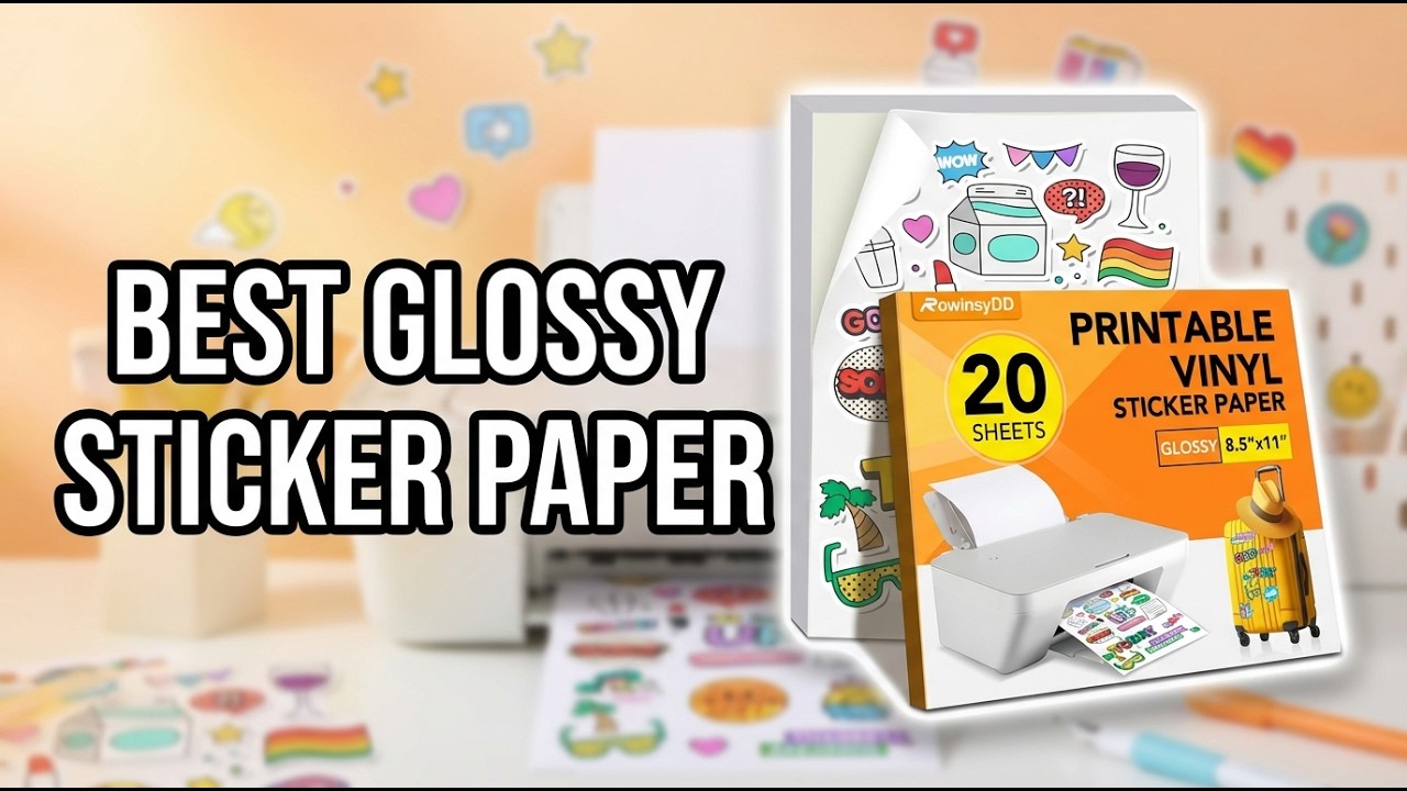 Best Glossy Sticker Paper For Inkjet Printer: Top 7 Waterproof Vinyl ...