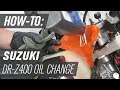 Suzuki DR-Z 400 S/SM | Oil and Filter Change