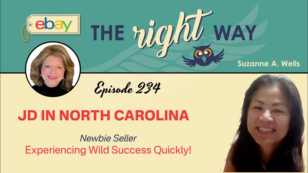 eBay Seller Chat with JD in North Carolina: Newbie Seller Experiencing Wild Success Quickly 👏