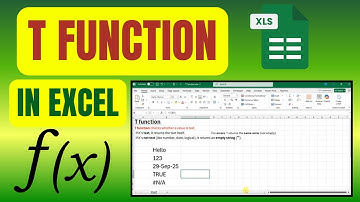 How To Use T Function In Excel | Excel T Function Explained #excel #exceltips  #exceltutorial
