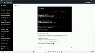 Communicate using socket on Python