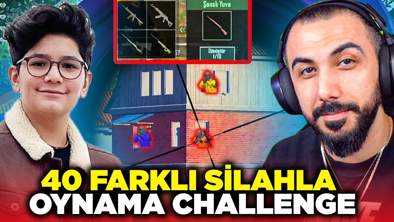 HER ALDIĞIMIZ KİLLDEN SONRA SİLAHLARI DEĞİŞTİRDİK!! ZORLU CHALLENGE w/ SASUKE | PUBG MOBILE