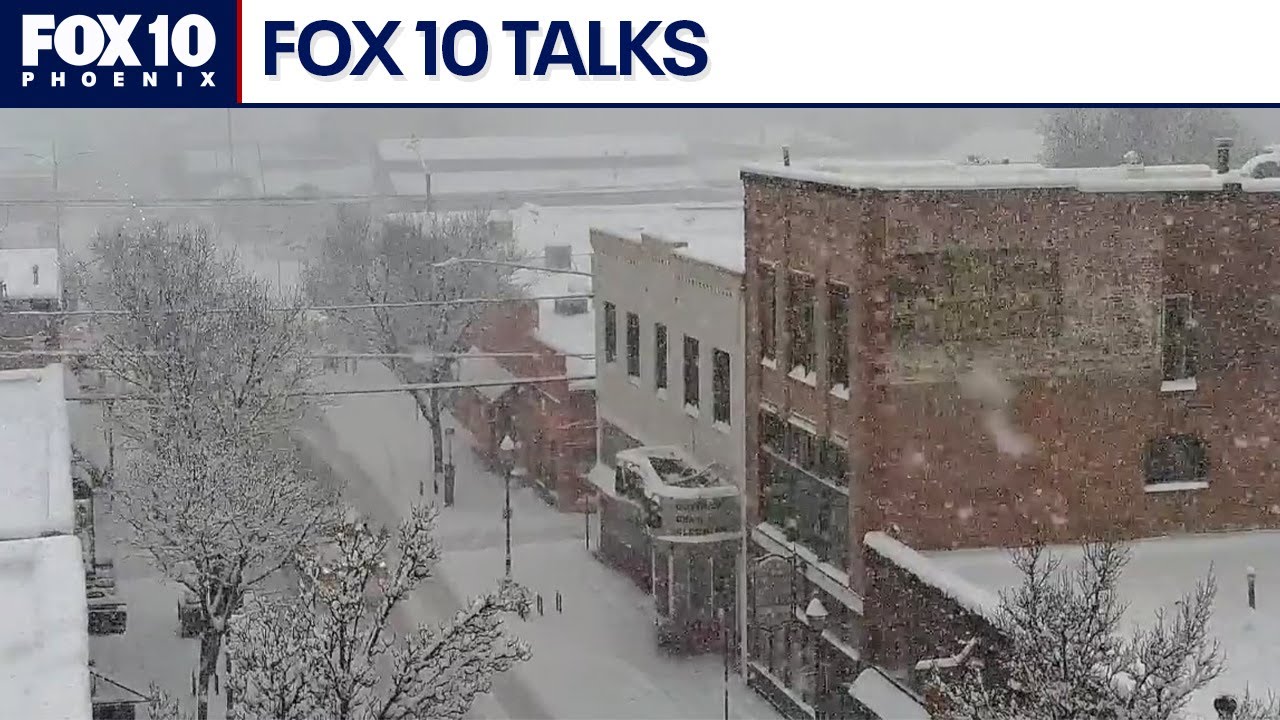 Arizona is being pounded by rain and snow! l FOX 10 Talks - YouTube