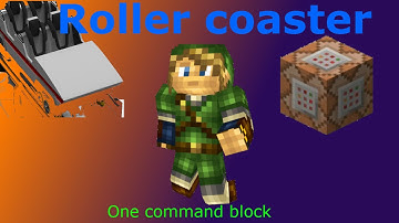 Minecraft one command block- Epic roller coaster