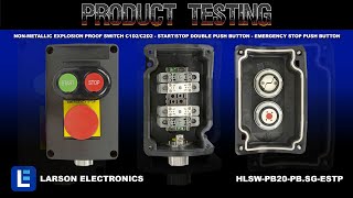 Non-Metallic Explosion Proof Switch C1D2/C2D2 - Start/Stop Double Push Button