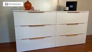 Modern White Dresser Cabinet Review | FUFU&GAGA