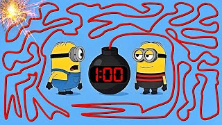 1 Minute Timer Bomb 💣 Minions 😜