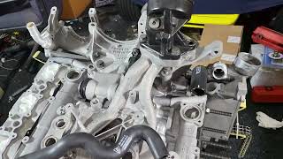 Porsche 996 GT3 M96.79 engine rebuild. Part 18. Block fittings and oil cooler manifold.