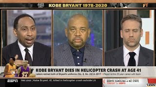 Stephen A. & Michael Wilbon React to Lakers legend Kobe Bryant dies at 41 - First Take