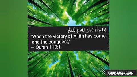 Surah Nasr English translation|Sheikh Mishary Rashid Alafasy | سورة النصر