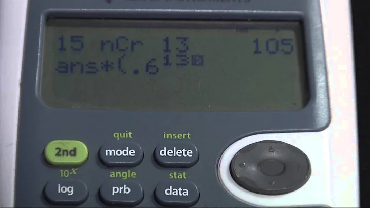 TI-30 XS  Binomial Probability