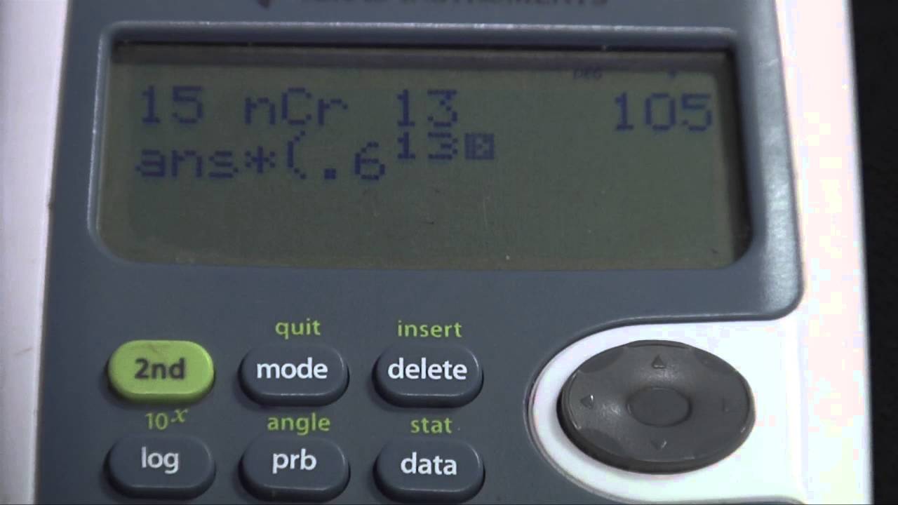 Ti 30 Xs Binomial Probability Youtube