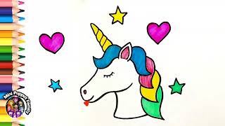 Sevimli Unicorn Nasıl Çizilir ?  How To Draw Unicorn Step Bay Step || Cute Unicorn Drawing