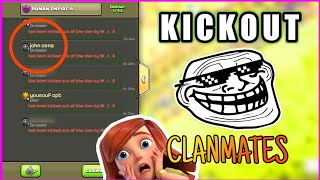 KICK OUT Everyone From Clan Prank | Trolling In Clash of clans | Clash of clans India screenshot 2