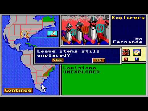 ATARI ST Gold of the Americas Conquest of New World Stephen Hart Ian Trout strategic studies group
