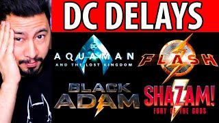 AQUAMAN 2, BLACK ADAM, FLASH New Release Dates + Shazam 2 Positive Update!