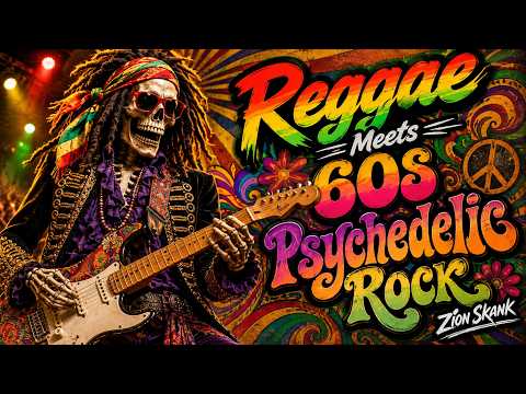 Zion Skank Groove | Reggae Meets 60s Psychedelic Rock 🎸 | 60s Rock Guitar & Dub Rock Fusion
