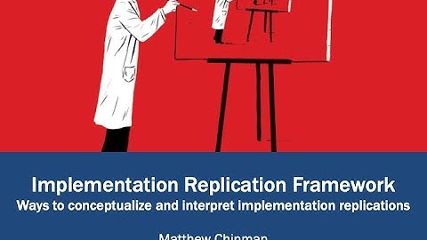 Implementation Replication Framework: Ways to conceptualize & interpret implementation replications
