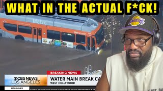 Major Water Main Break In West Hollywood Causes Significant Flooding, Prompts Road Closures