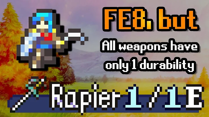 Part 1: Fire Emblem 8, but all weapons have only 1 durability: Prologue-Ch6