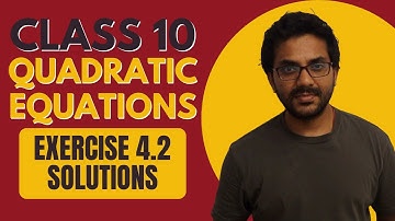 Class 10 Maths|Chapter 4 Quadratic Equations|New Syllabus|NCERT Exercise 4.2 Solutions|Examples