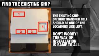 OKI C542 TRANSFER BELT RESET CHIP