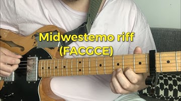 Midwest emo riff (FACGCE) tabs