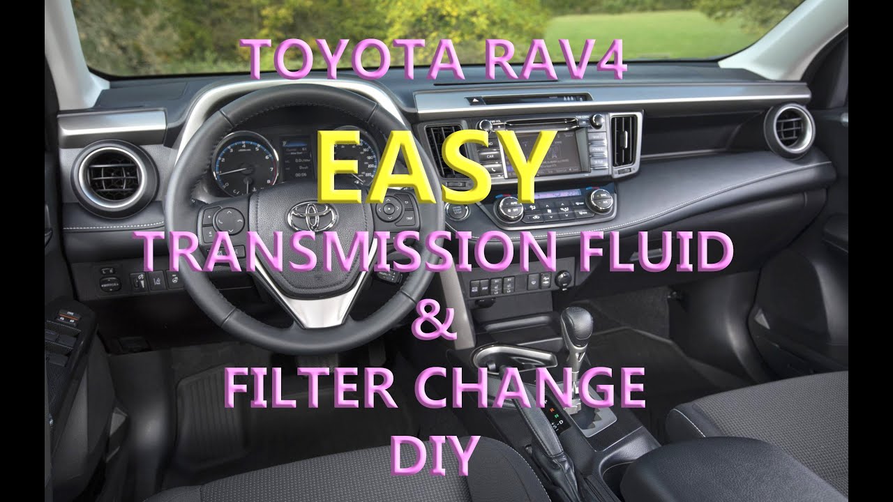 Toyota RAV4 - transmission fluid and filter change - 4th Gen - YouTube