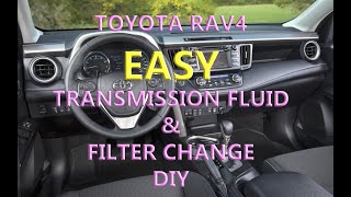 Toyota RAV4 - transmission fluid and filter change - 4th Gen