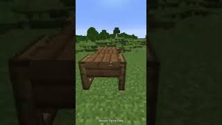 How To Make a Small Wagon In Minecraft #shorts