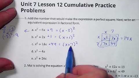Unit 7 Lesson 12 Practice #1 3