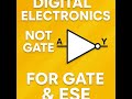GATE & ESE 2025: NOT Gate Concept Made Easy | Logic Gates Series||#vijethagateacademy