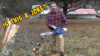 Wild Badger 40V Electric Chainsaw. This is WAY better than I expected!