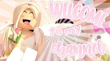 Welcome to my channel! + NEW ROBLOX GFX INTRO! || simple kitten  ੈ✩‧₊˚