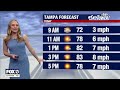 Tampa weather | Mostly sunny conditions on Sunday