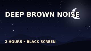 Deep Brown Noise for Babies | Extra Soft, Muffled Rumble | 2 Hour Black Screen screenshot 5