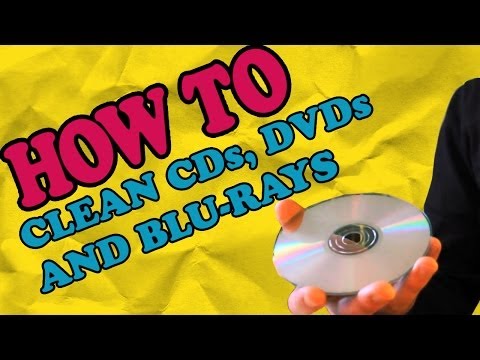 How to clean CDs, DVDs and Blu-rays