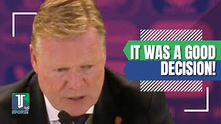 Roland Koeman DELIGHTED with his decision to CHANGE Netherlands TACTICS