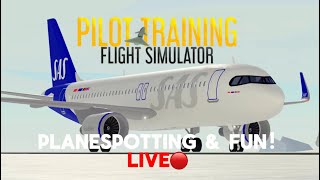 Chill Stream | PTFS LIVE 🔴 Planespotting & Fun in PTFS | You can join too!