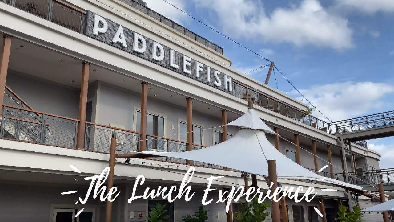 Paddlefish: The Lunch Experience and Review at Disney Springs!