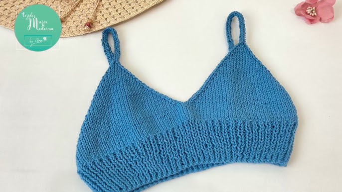 How to Knit a Bra Top Video Knitting Tutorial and Free Pattern –