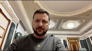 Звернення Володимира Зеленського наприкінці 631-го дня війни