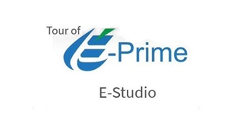 E-Prime 3 Tour: E-Studio