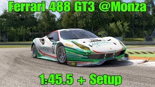 Project cars 2 ferrari 488 gt3 monza | 1:45.5 + setup