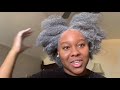 I TRIED TO DYE MY TYPE 4 HAIR GRAY!!