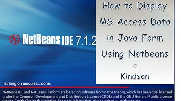 How to Display MS Access Data in Java Form Using Netbeans by Kindson Munonye